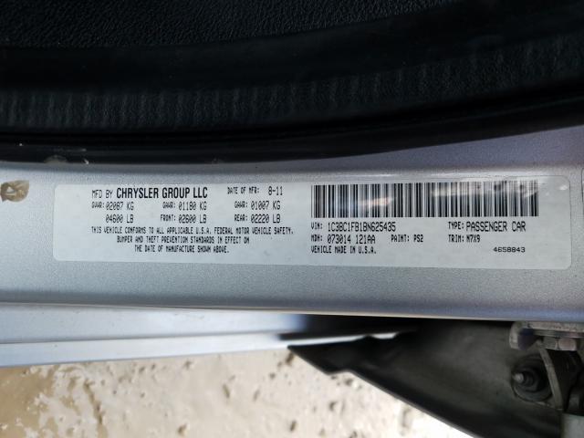 2011 CHRYSLER 200 TOURIN 1C3BC1FB1BN625435