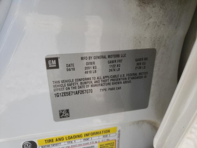 2010 CHEVROLET MALIBU LTZ 1G1ZE5E71AF267070