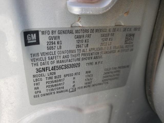 2012 CHEVROLET CAPTIVA SP 3GNFL4E56CS630929