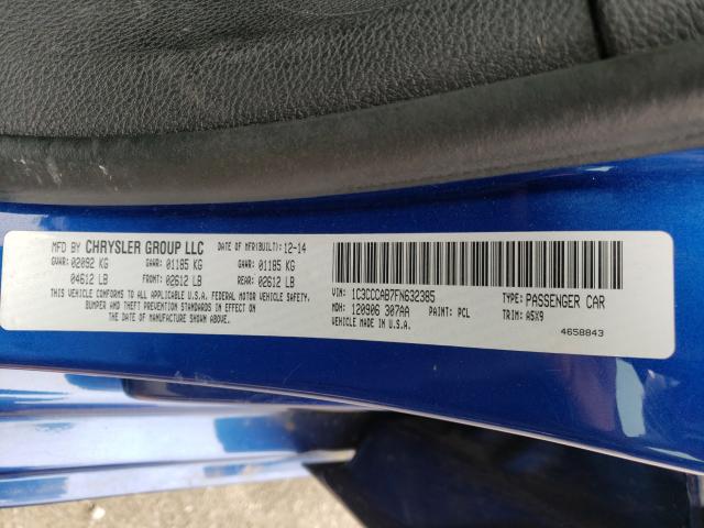 2015 CHRYSLER 200 LIMITE 1C3CCCAB7FN632385