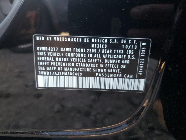 2014 VOLKSWAGEN JETTA SE 3VWD17AJ2EM380409