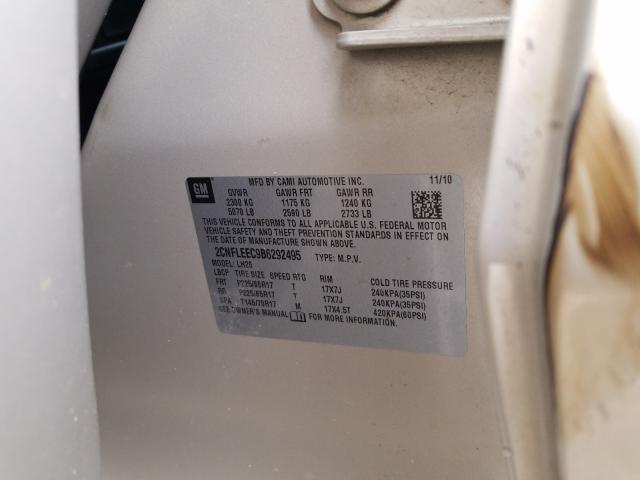 2011 CHEVROLET EQUINOX LT 2CNFLEEC9B6292495