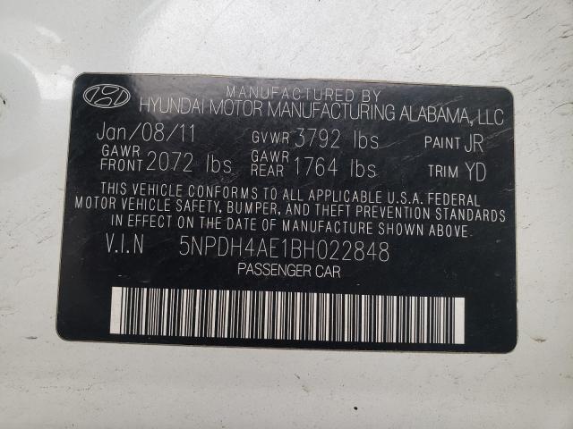 2011 HYUNDAI ELANTRA GL 5NPDH4AE1BH022848