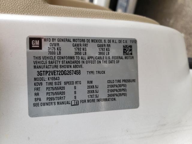 2013 GMC SIERRA K15 3GTP2VE72DG267458