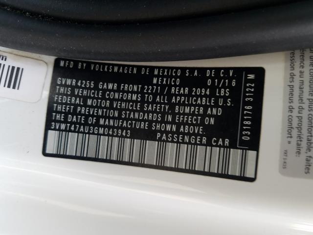 2016 VOLKSWAGEN GTI S/SE 3VWT47AU3GM043943