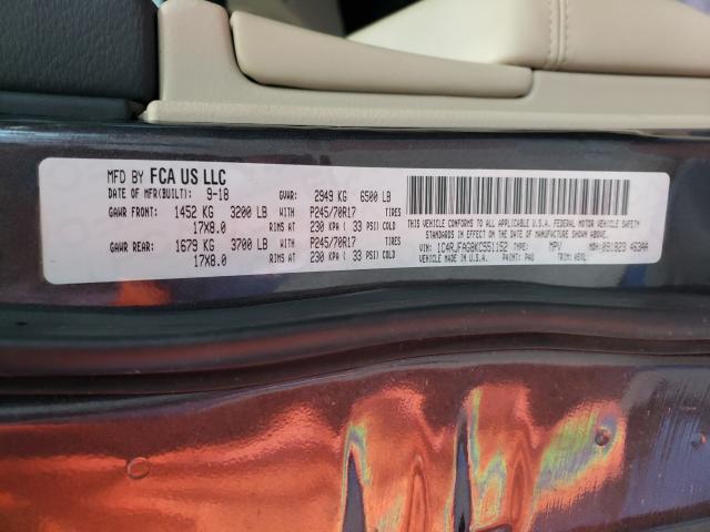 2019 JEEP GRAND CHER 1C4RJFAG8KC551152