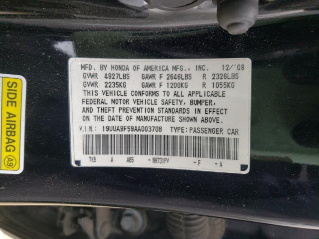 2010 ACURA TL 19UUA9F59AA003708
