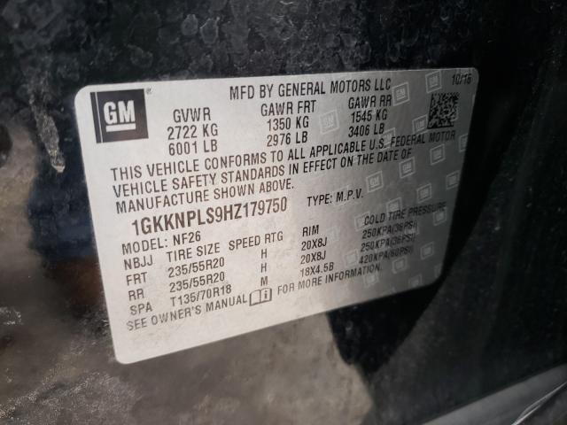 2017 GMC ACADIA DEN 1GKKNPLS9HZ179750