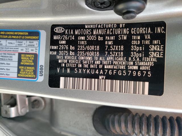 2015 KIA SORENTO EX 5XYKU4A76FG579675
