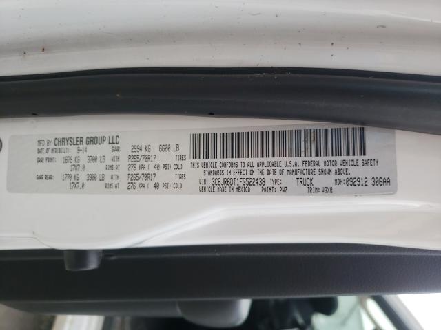 2015 RAM 1500 ST 3C6JR6DT1FG522438