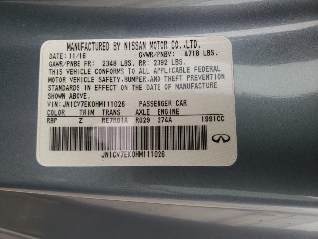 2017 INFINITI Q60 BASE JN1CV7EK0HM111026