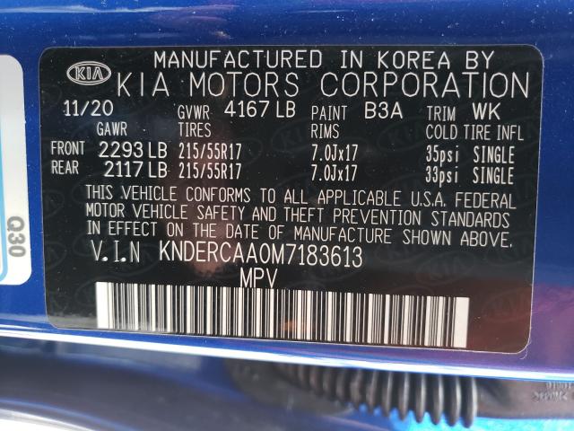 2021 KIA SELTOS EX KNDERCAA0M7183613