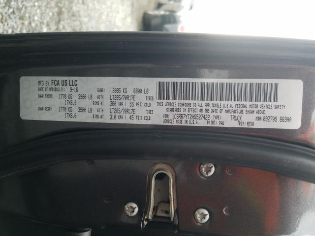 2017 RAM 1500 REBEL 1C6RR7YT2HS527422