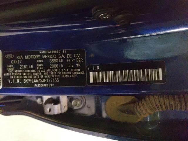 2018 KIA FORTE LX 3KPFL4A75JE177155