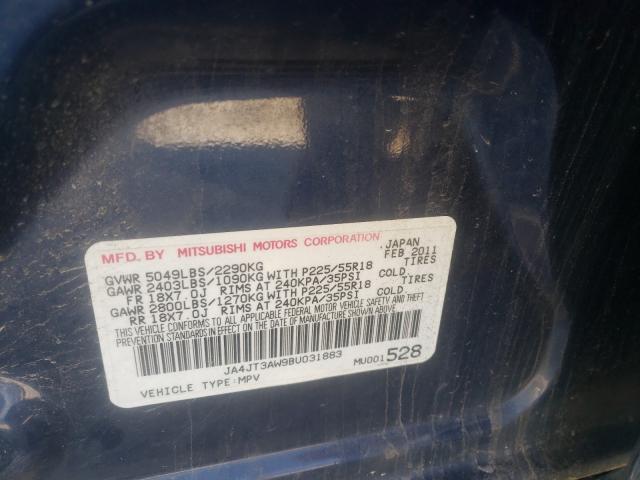 2011 MITSUBISHI OUTLANDER JA4JT3AW9BU031883