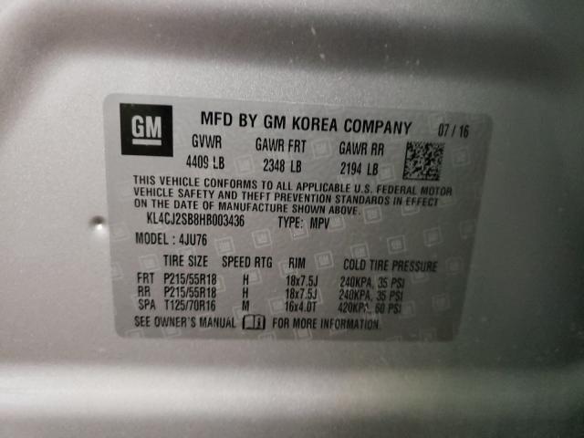 2017 BUICK ENCORE SPO KL4CJ2SB8HB003436