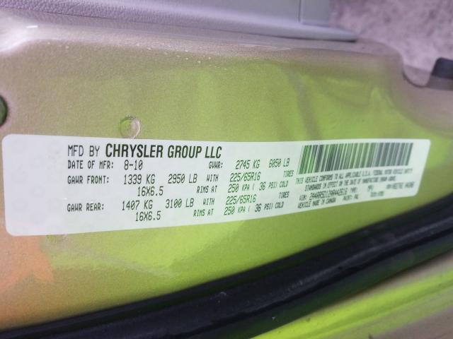 2010 CHRYSLER TOWN & COU 2A4RR5D12AR442616