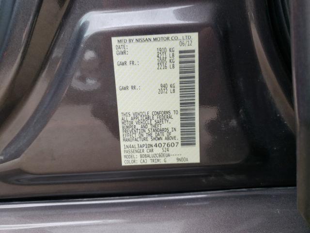 2013 NISSAN ALTIMA 2.5 1N4AL3AP1DN407607