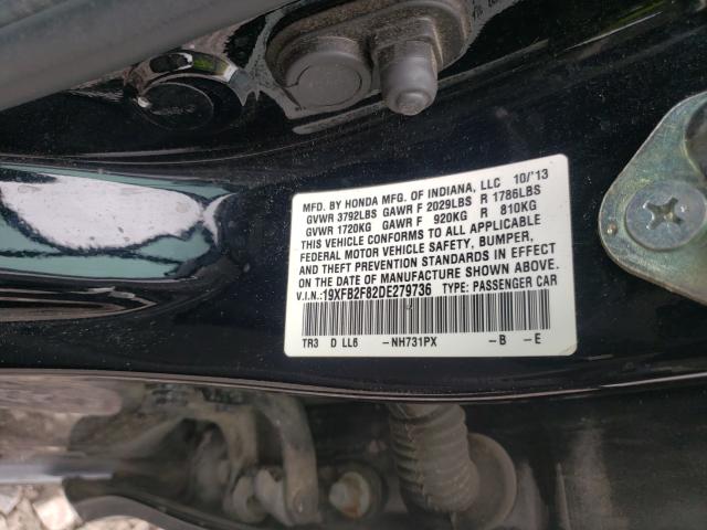 2013 HONDA CIVIC EX 19XFB2F82DE279736