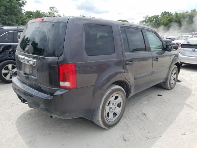 2013 HONDA PILOT LX 5FNYF3H21DB037493