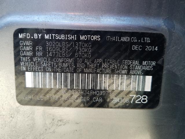 2015 MITSUBISHI MIRAGE DE ML32A3HJ4FH039739