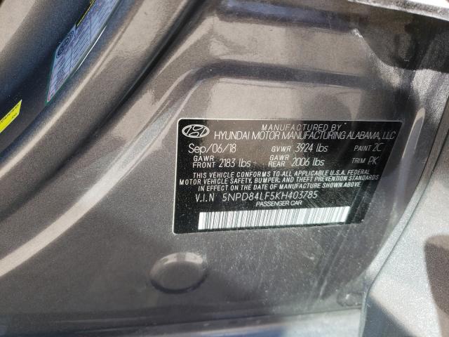 2019 HYUNDAI ELANTRA SE 5NPD84LF5KH403785