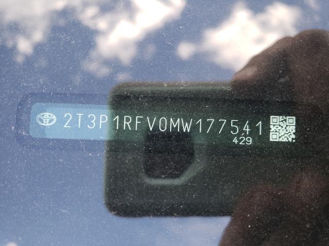 2021 TOYOTA RAV4 XLE 2T3P1RFV0MW177541