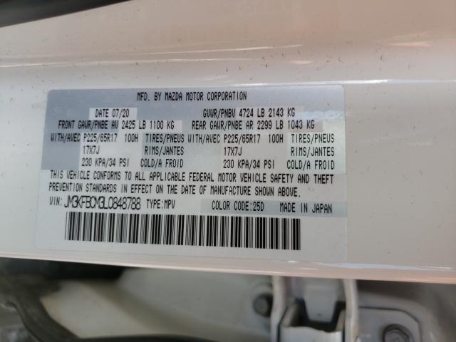 2020 MAZDA CX-5 TOURI JM3KFBCM3L0848788