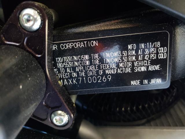 2019 SUZUKI GSX-R750 JS1GR7MAXK7100269