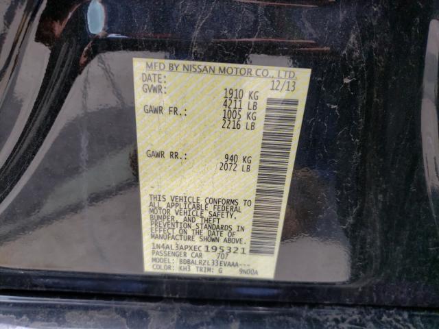 2014 NISSAN ALTIMA 2.5 1N4AL3APXEC195321