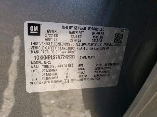 2017 GMC ACADIA DEN 1GKKNPLS7HZ242683