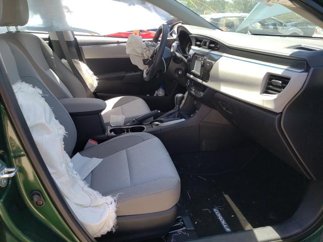  TOYOTA COROLLA 2015 Зеленый
