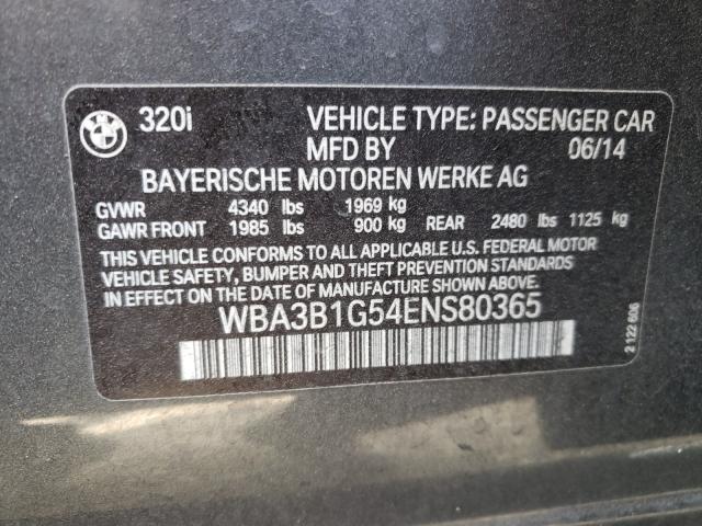 2014 BMW 320 I WBA3B1G54ENS80365