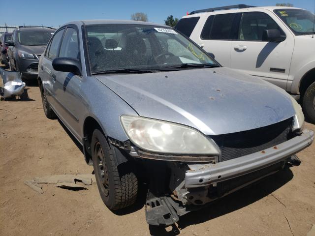 Salvage cars for sale from Copart Portland, MI: 2004 Honda Civic DX V