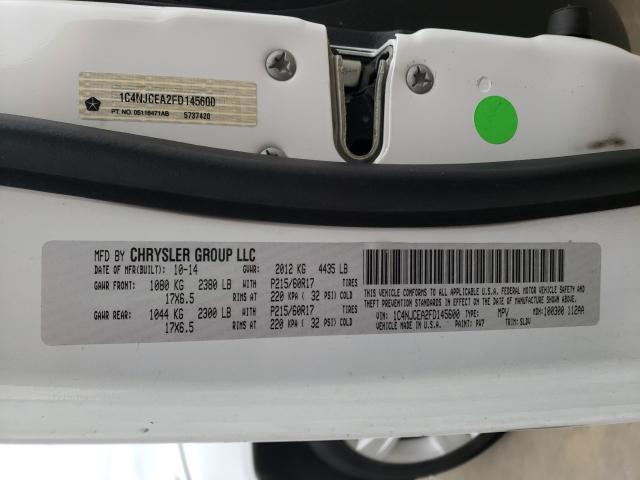2015 JEEP COMPASS LA 1C4NJCEA2FD145600