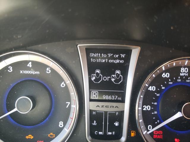 2012 HYUNDAI AZERA KMHFG4JG9CA155438
