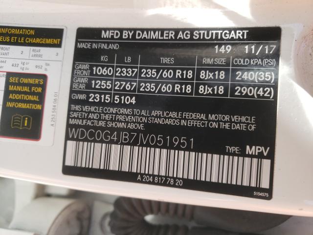 2018 MERCEDES-BENZ GLC 300 WDC0G4JB7JV051951