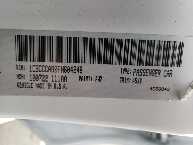 2015 CHRYSLER 200 LIMITE 1C3CCCAB0FN604248
