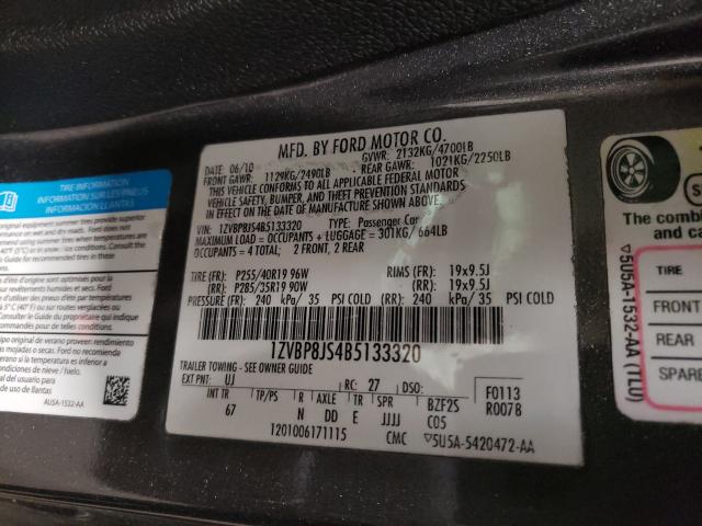 2011 FORD MUSTANG SH 1ZVBP8JS4B5133320