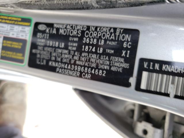 2011 KIA RIO BASE KNADH4A39B6864682