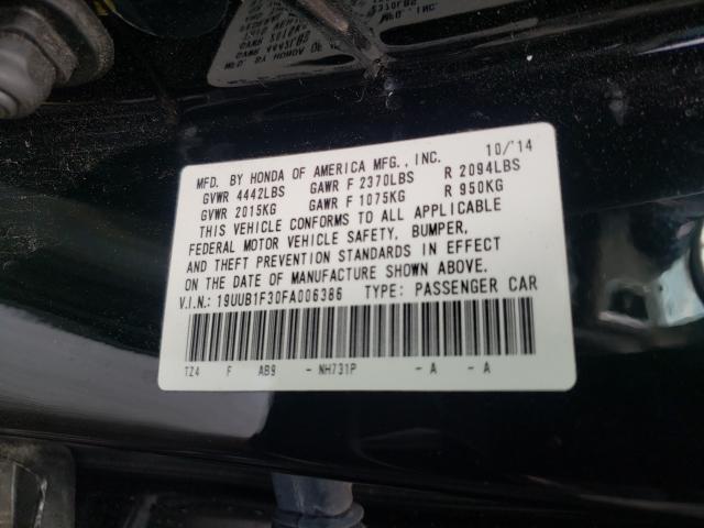 2015 ACURA TLX 19UUB1F30FA006386