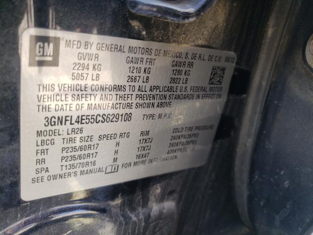 2012 CHEVROLET CAPTIVA SP 3GNFL4E55CS629108