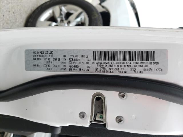 2019 RAM 1500 CLASS 1C6RR6TT0KS612901