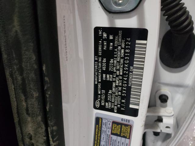 2019 KIA OPTIMA SXL 5XXGV4L29KG318124