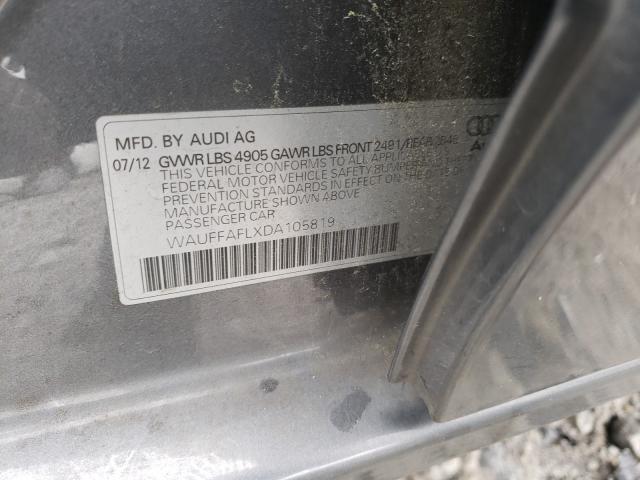 2013 AUDI A4 PREMIUM WAUFFAFLXDA105819