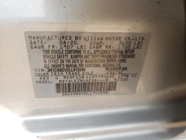 2020 NISSAN VERSA S 3N1CN8DV2LL913145