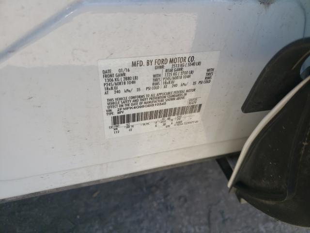 2016 FORD EDGE SE 2FMPK4G98GBB10545