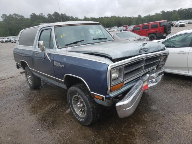 1987 DODGE RAMCHARGER AW-100 Photos | SC - NORTH CHARLESTON - Repairable  Salvage Car Auction on Wed. Jul 07, 2021 - Copart USA