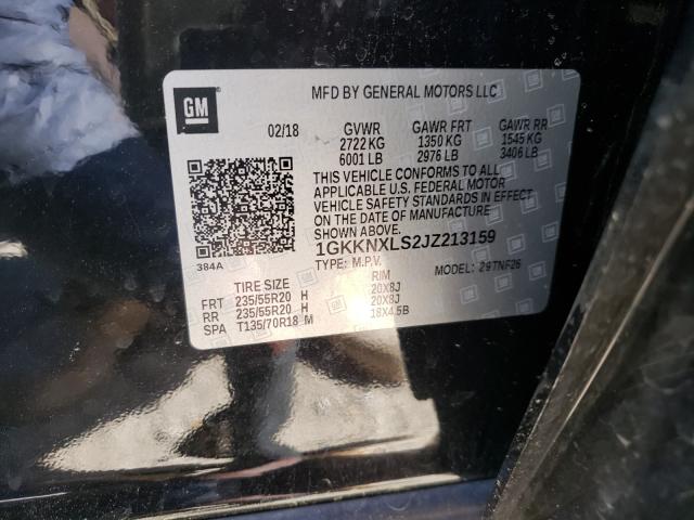 2018 GMC ACADIA 1GKKNXLS2JZ213159