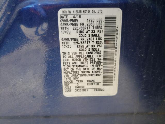 2018 NISSAN ROGUE S JN8AT2MV8JW328492